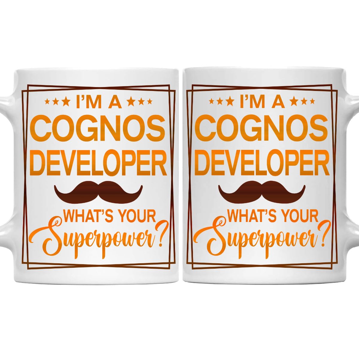 Cognos Developer Mug, Cognos Developer Gift, Gift for Cognos Developer, Future Cognos Developer, Retirement Gift for Cognos Developer - 11oz White Ceramic Coffee Mug - Christmas, Thanksgiving