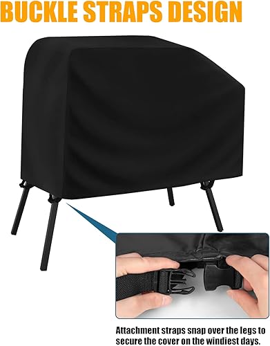 Miniatura 10 de WOMACO Cubierta de parrilla de 22 pulgadas para parrilla Blackstone con capucha, cubiertas de plancha de mesa impermeables, cubierta de parrilla de