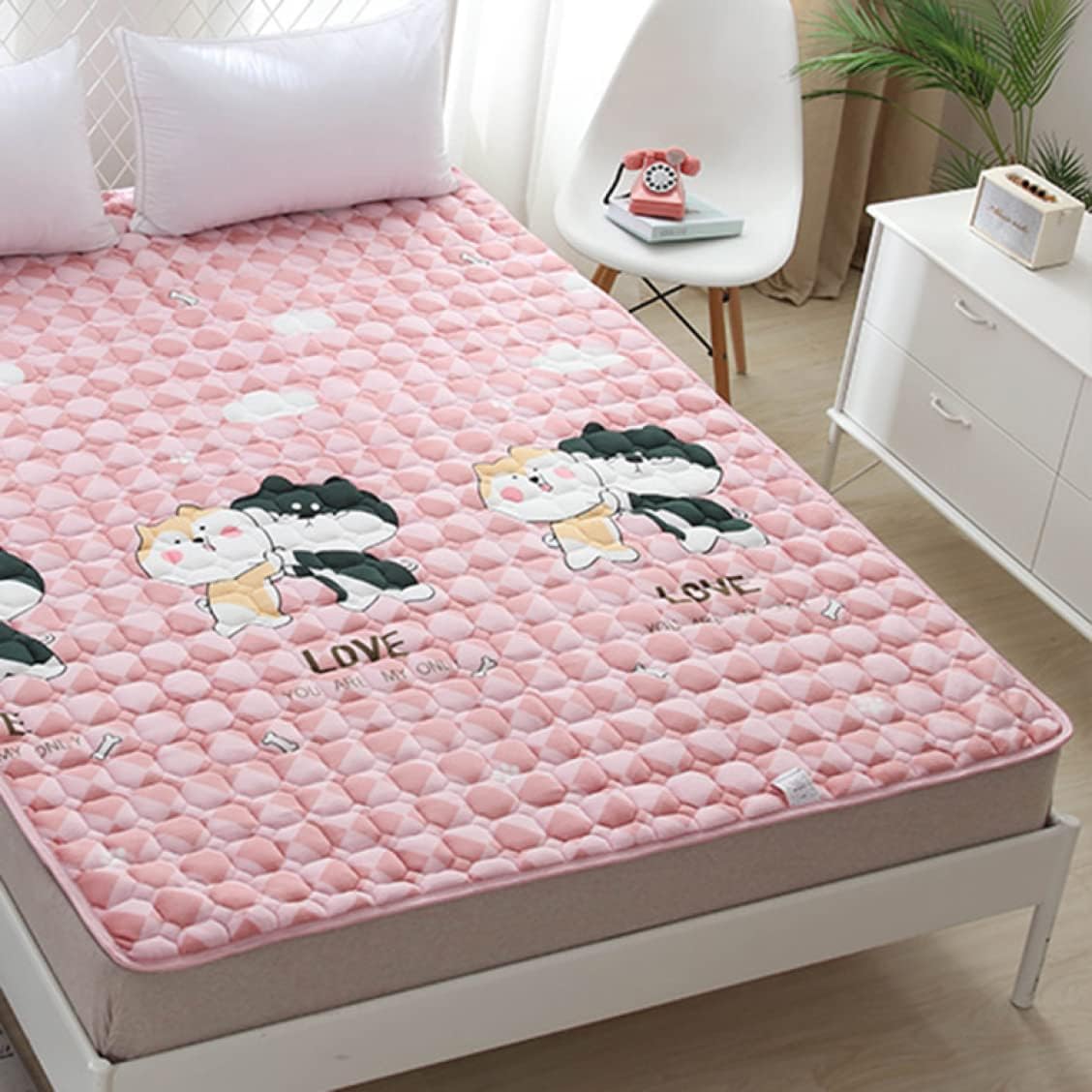 Single Bed Pad 100 x 200 cm Semi-Double Bed Pad Double Bed Pad Bed Blanket (Style M8 90 x 190 cm)