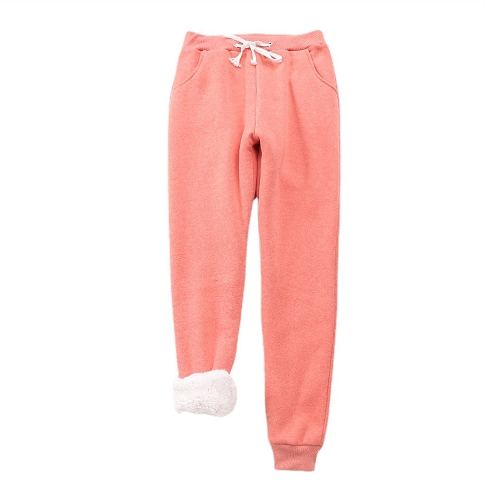 Pantalon Chaud for Femme, Pantalon Athlétique en Peluche for Femme avec Doublure en Polaire, Pantalon De Sport Épais, Pantalon De Survêtement Chaud