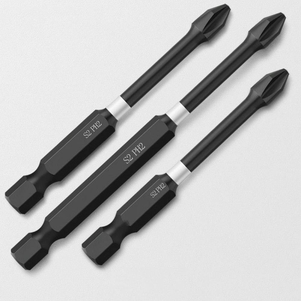 Set di cacciaviti elettrici a Vite per Trapano a Mano ad Alta durezza con Testa a Croce Magnetica Forte 50 65 70 90 150 mm, 65 70 90 mm 3 Pezzi