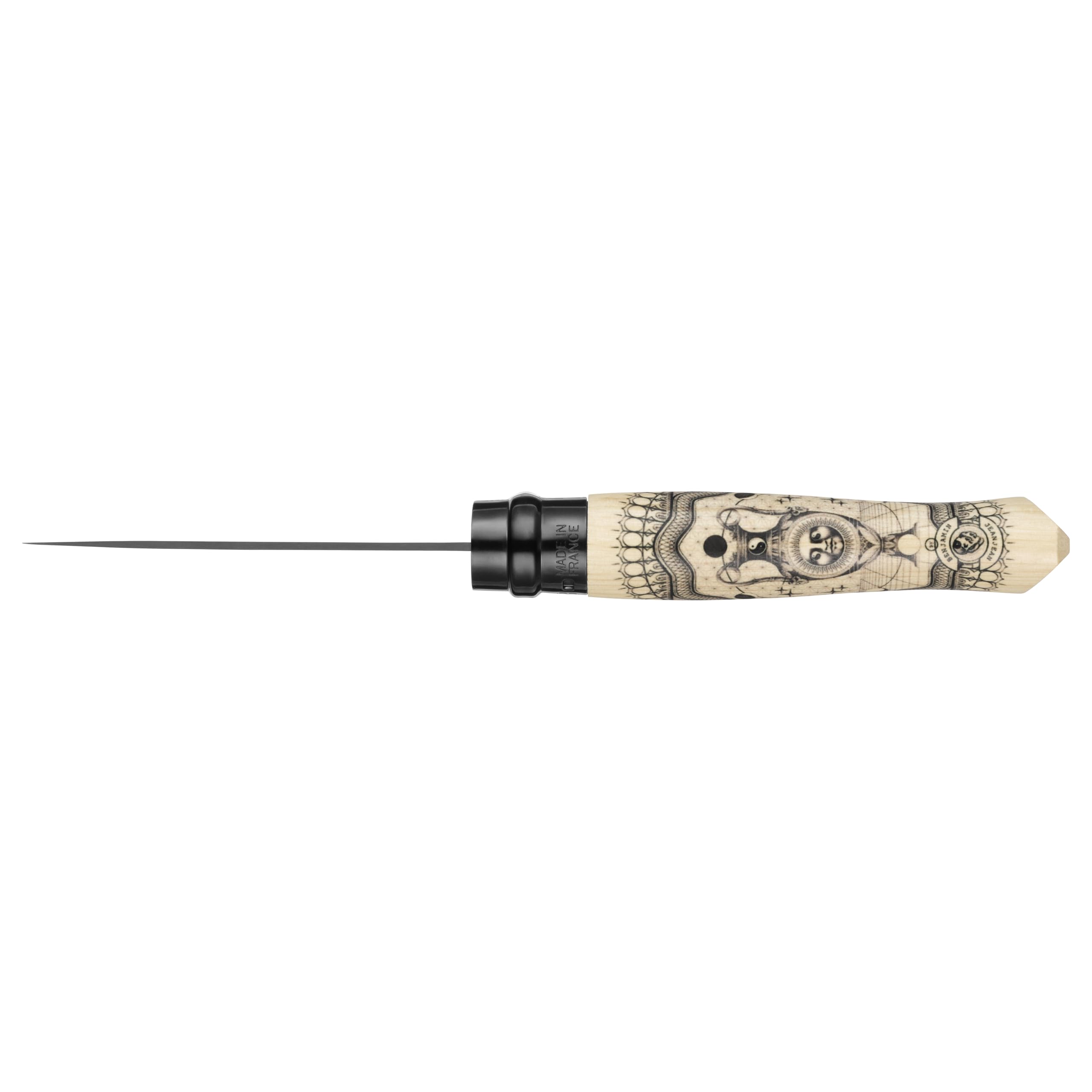 OPINEL - Couteau de poche édition limité lame noire N°08 Cosmos Benjamin Jeanjean