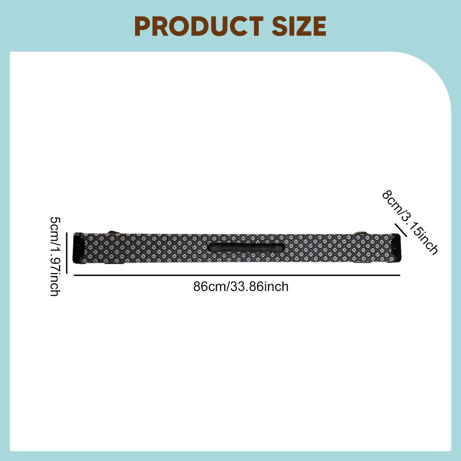kowaku Estuche para Tacos de Billar, Solución Protectora de Almacenamiento Y Transporte, Interior Suave 1×1