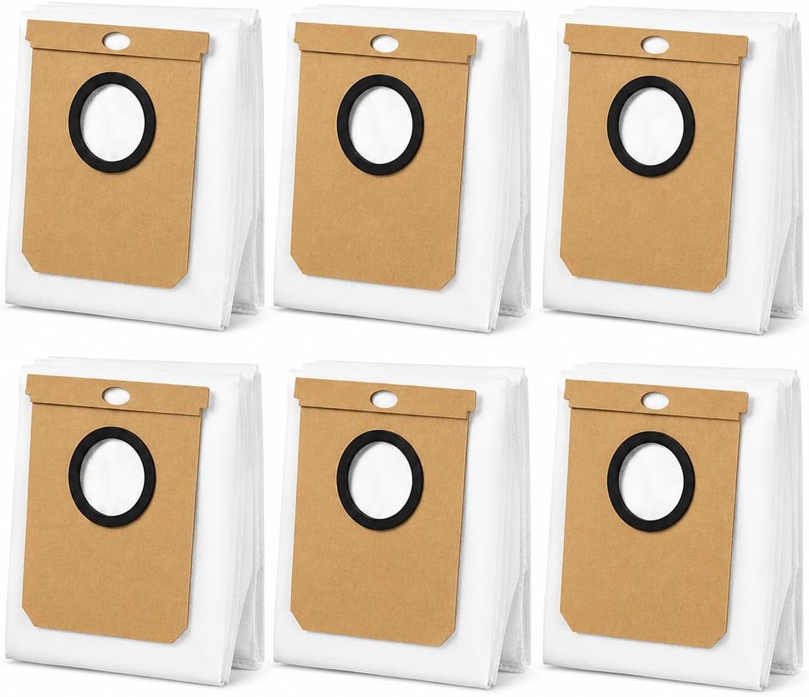 Dust bags for eufy L50 SES, L60 SES Self-Empty Station, 6 Pack