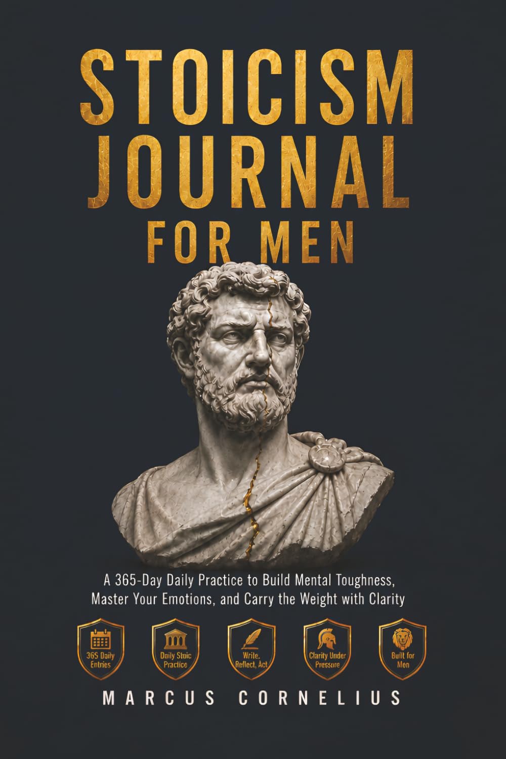 Stoicism Journal for Men: A 365-Day Daily Practice to Build Mental Toughness, Master Your Emotions, and Carry the Weight with Clarity