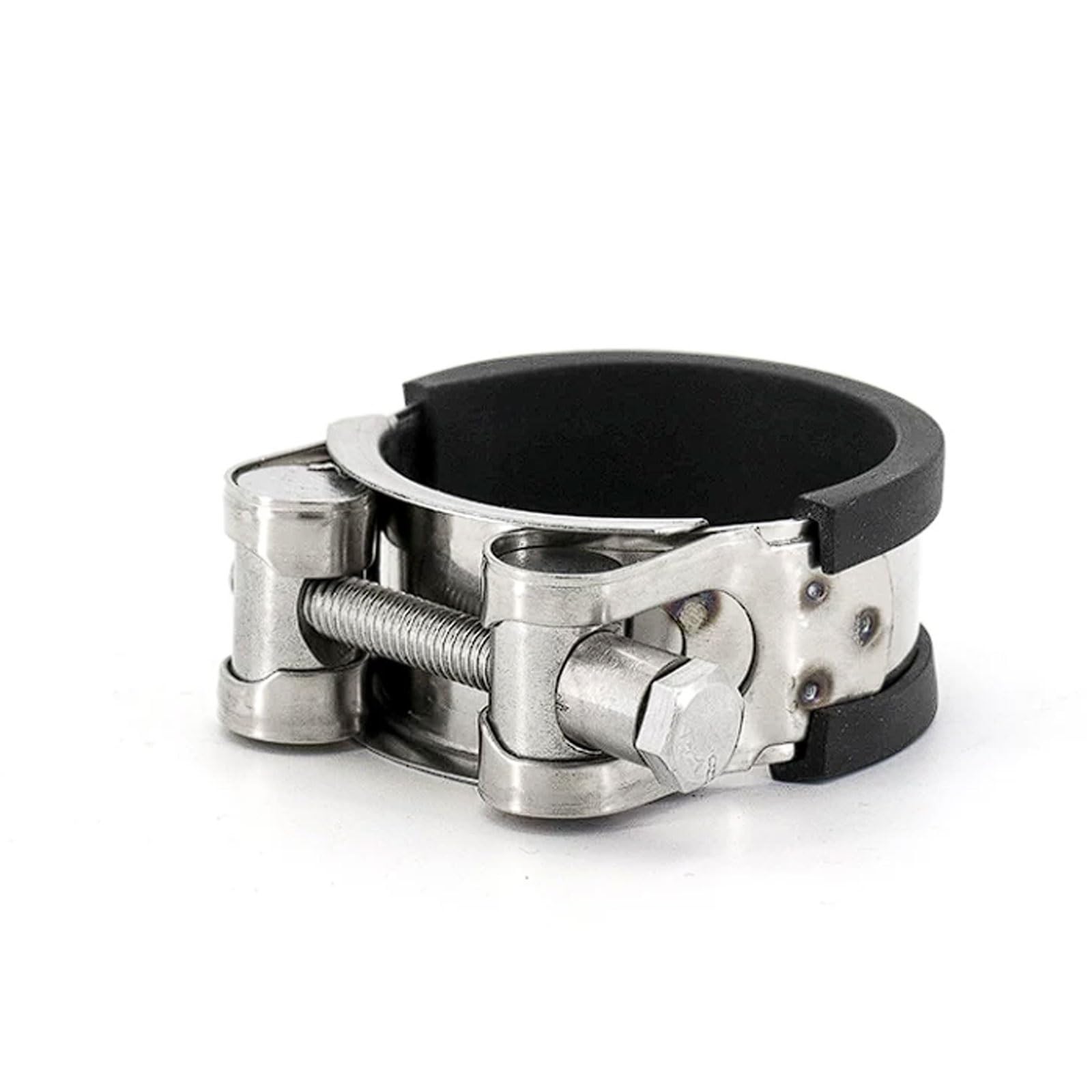 Fascette per tubi in acciaio inox 316 ad alta resistenza rinforzate stile europeo, 8 pezzi di clip per tubi e fascette con striscia in gomma Fibbia di fissaggio(Ф52-55)