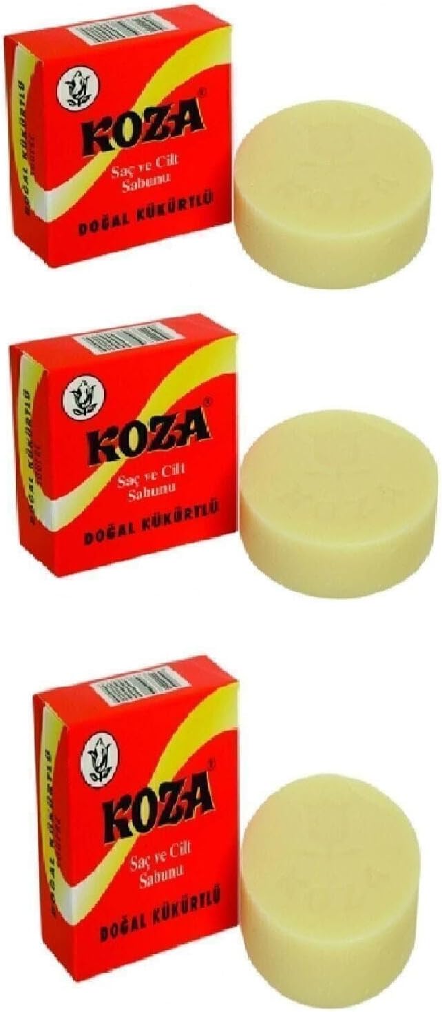 Koza Sabun 3 Adet Kükürtlü