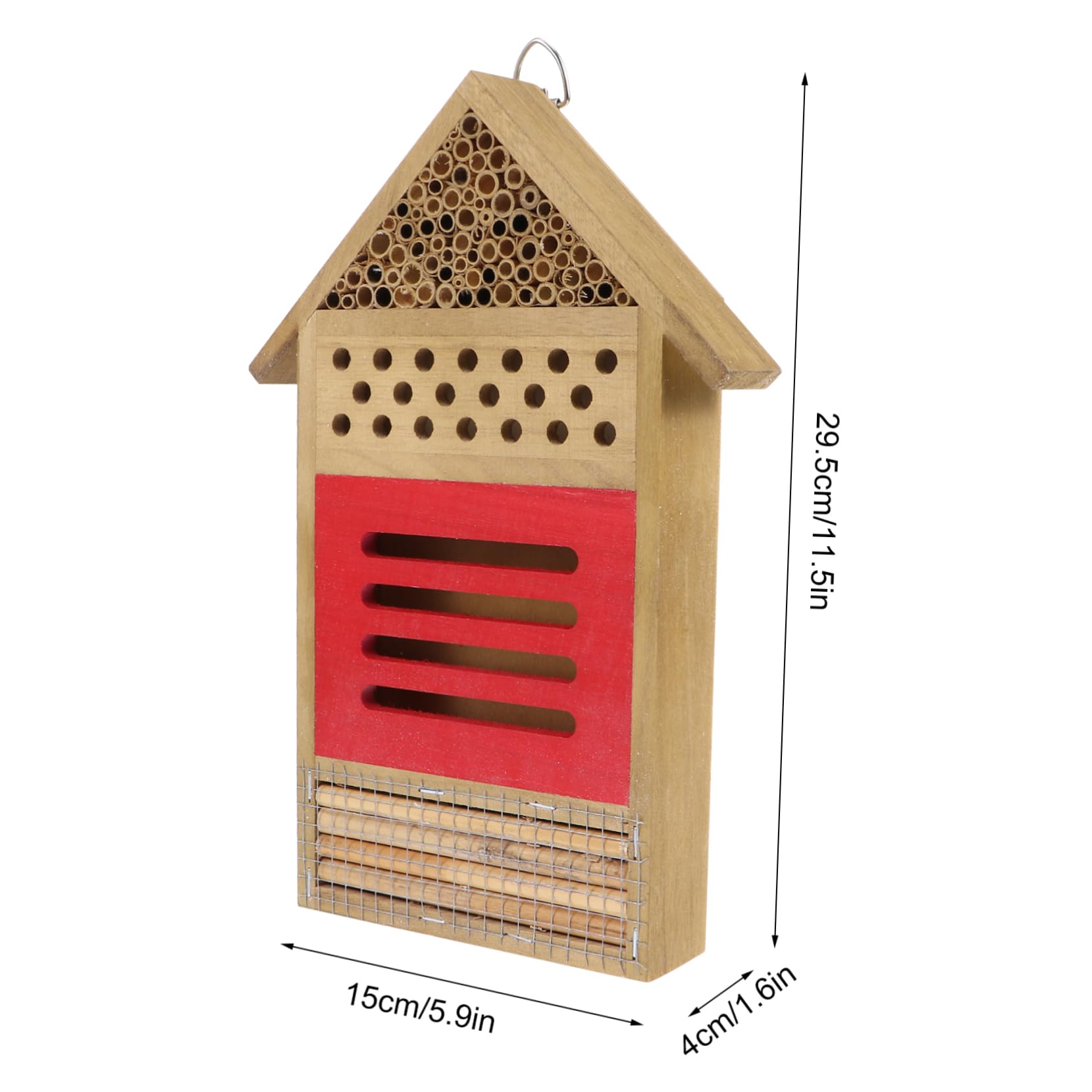 Holz Bienenhaus Hotel für Garten mit Cartoon Optik