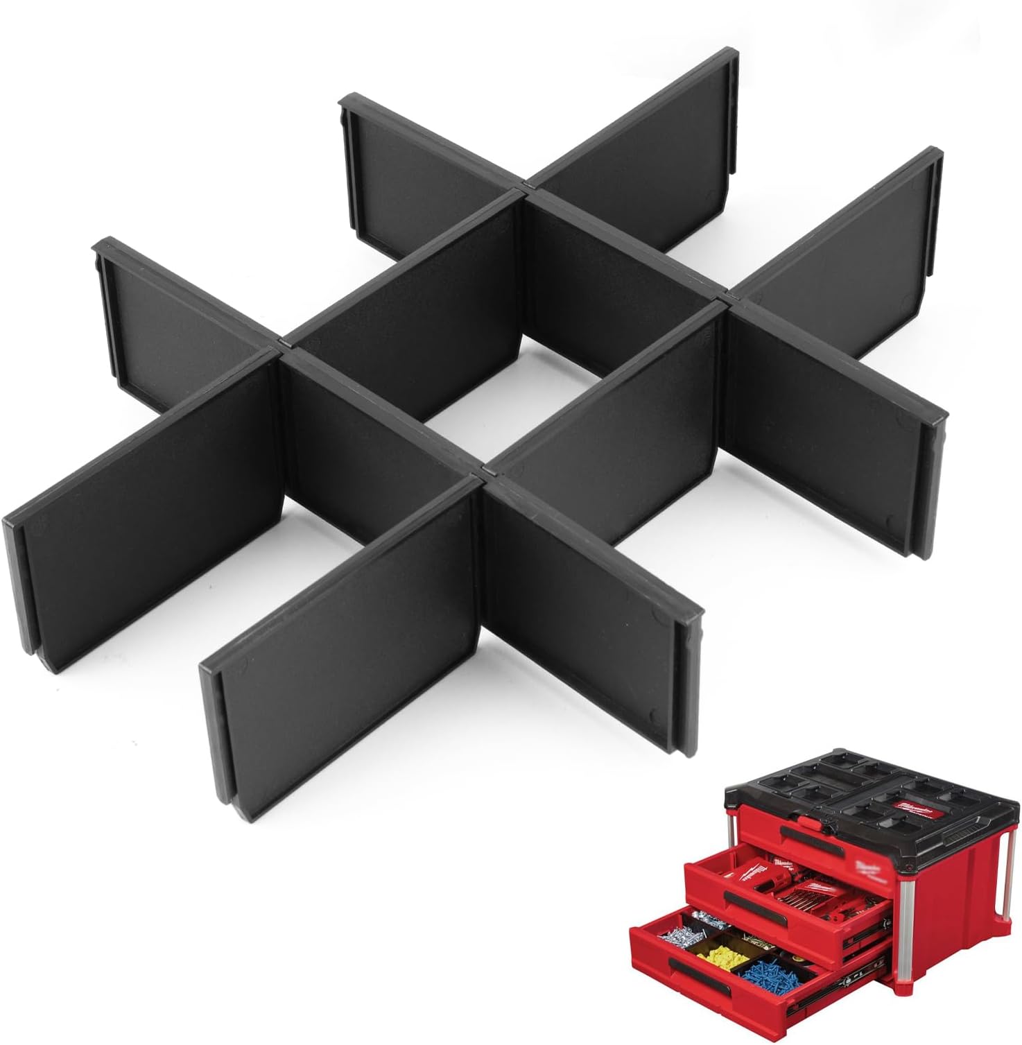 RMSPO 48228473 Tool Drawer Dividers for fits Milwaukee Packout 3Drawerfor
