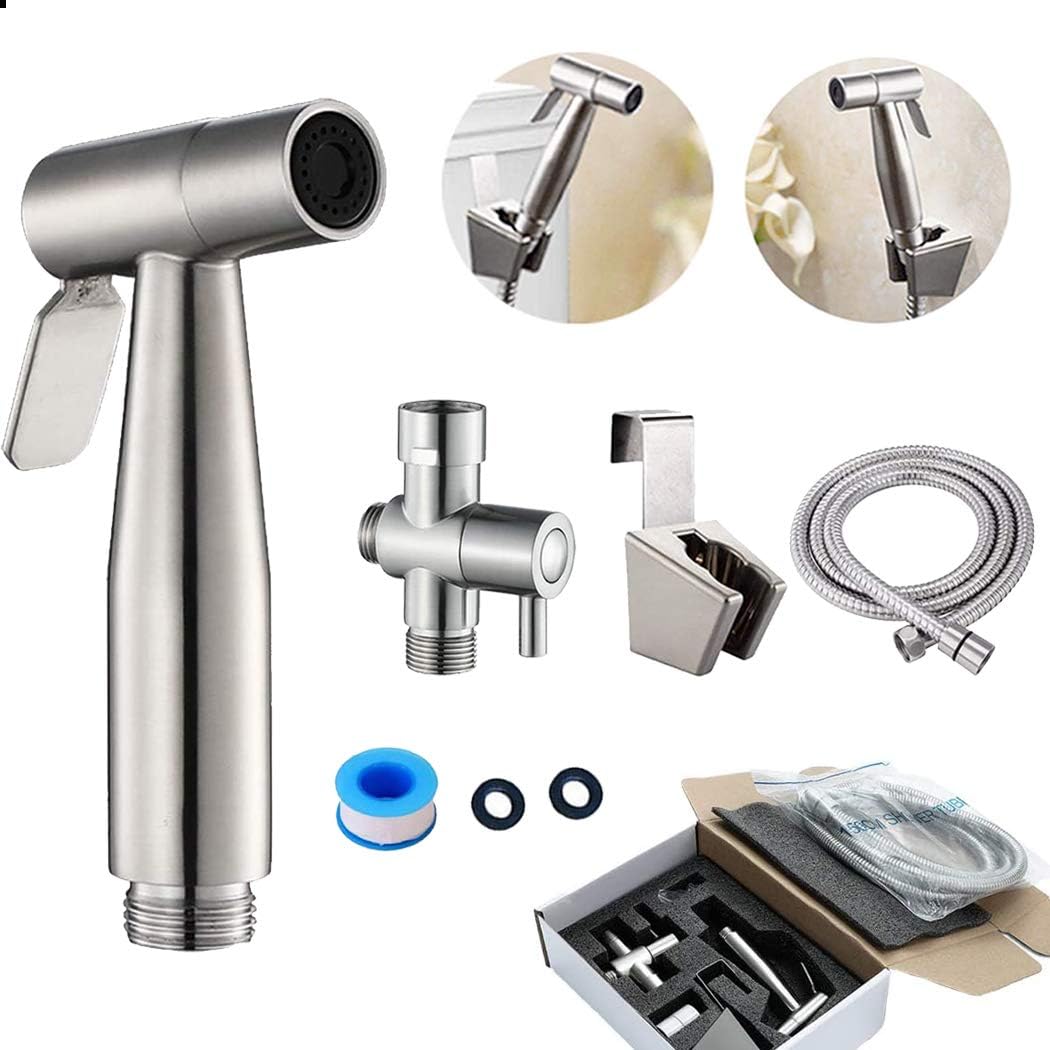 Toilet Bidet Sprayer Set Cloth Diaper Sprayer Shattaf Bidet Kit Jet