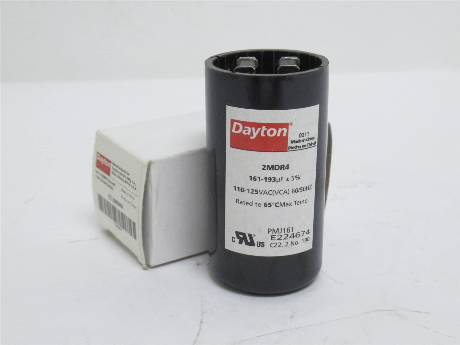 Motor Start Capacitor, 161-193 MFD, Round: Vehicle Amplifier