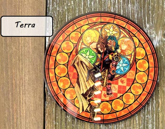 Miniatura 2 de Gaming Coasters - Acrylic Coasters - Gamer Coasters - Gamer Gifts - Glass Coasters - Kingdom 2 3 - Wayfinder - Hearts Coasters (Terra)