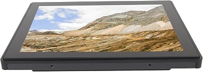 💎 71% MEGA DEAL! Denash Monitor NT, Monitor Portátil Pantalla Táctil Interfaz Múltiple A Prueba de Polvo Ahorro de Energía IP65 Impermeable 100-240V Resolución 800×600 para Seguridad (Enchufe Europeo