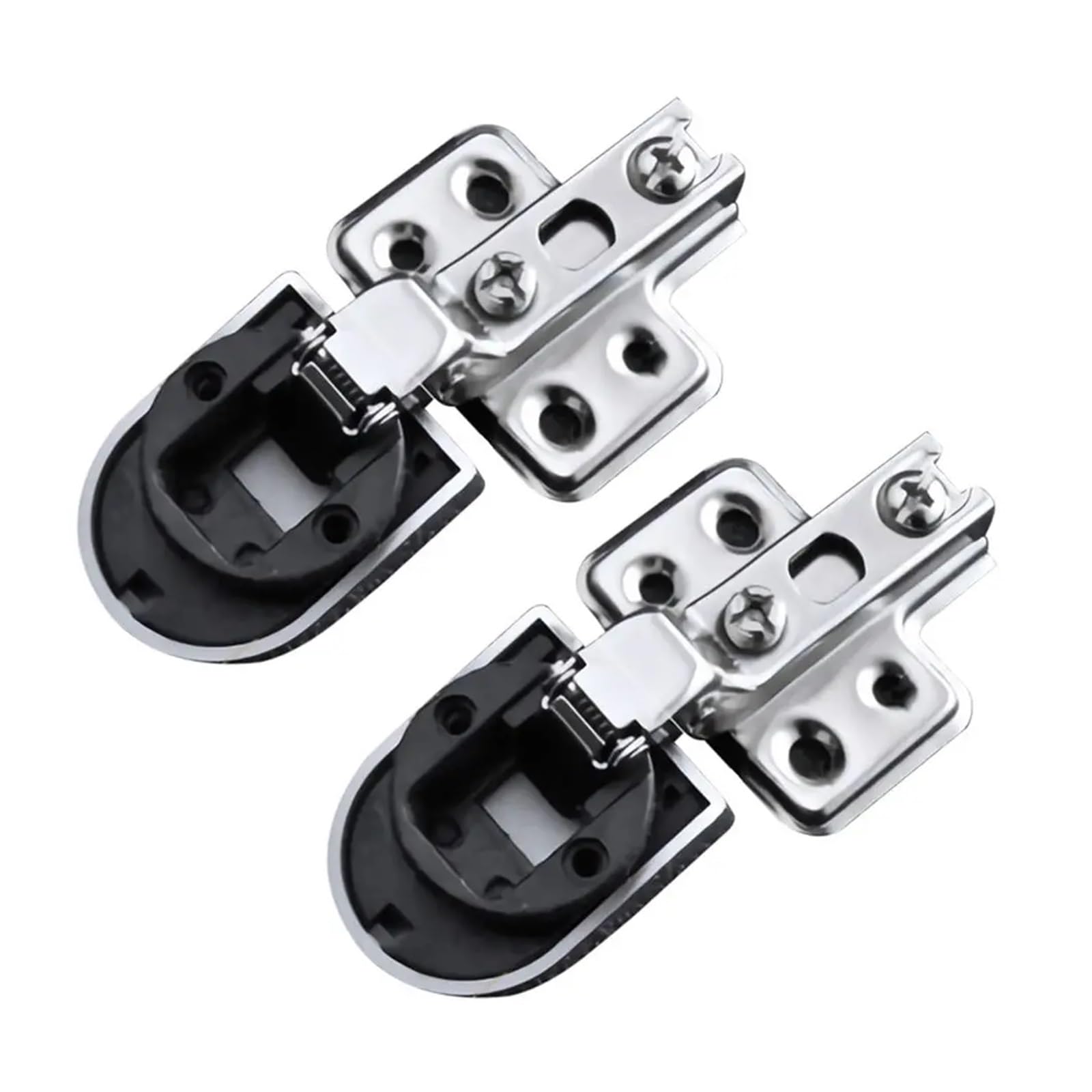 Wwanbgia Big Bend 2Pcs 26Mm Glass Door Hinge For Cabinet - Soft-Close Damping Hinge For Wine Cabinets And Kitchen Cabinets(Big Bend)