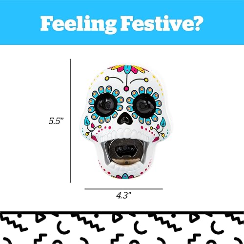 Miniatura 3 de BigMouth Inc Abrebotellas de montaje en pared, divertido y práctico abridor de cerveza, ideal para bares caseros, patios y cuevas de hombre, regalo