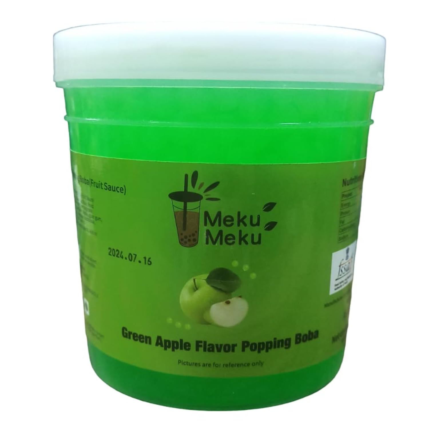 Meku Meku Popping Boba Delicious Green Apple Flavour Juice 1.3kg (Imported) (B0DG2MR294) Amazon Price History, Amazon Price Tracker