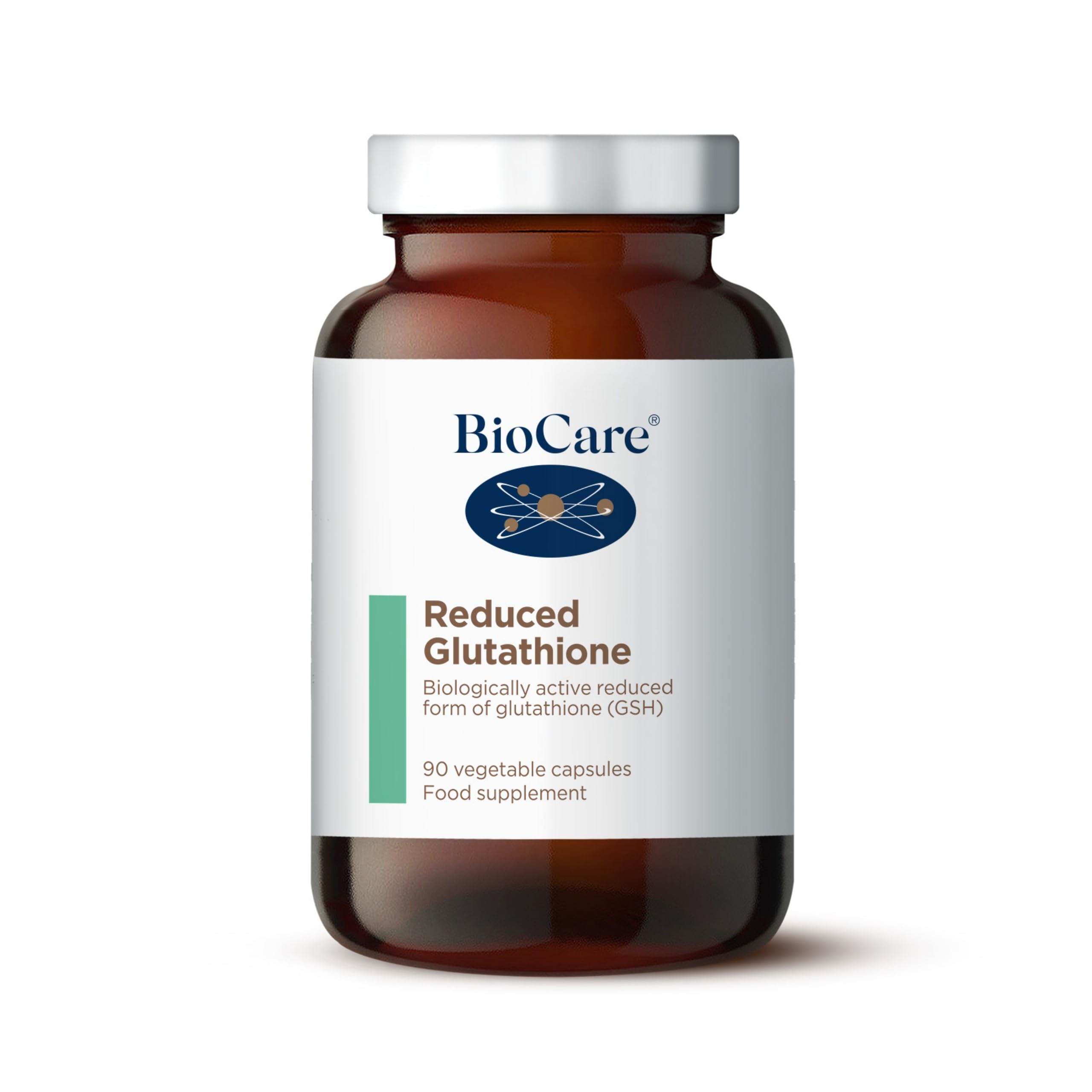 BioCare Reduced Glutathione - Antioxidant Combination, L-glycine, L-glutamine and L-cysteine - 90 Capsules