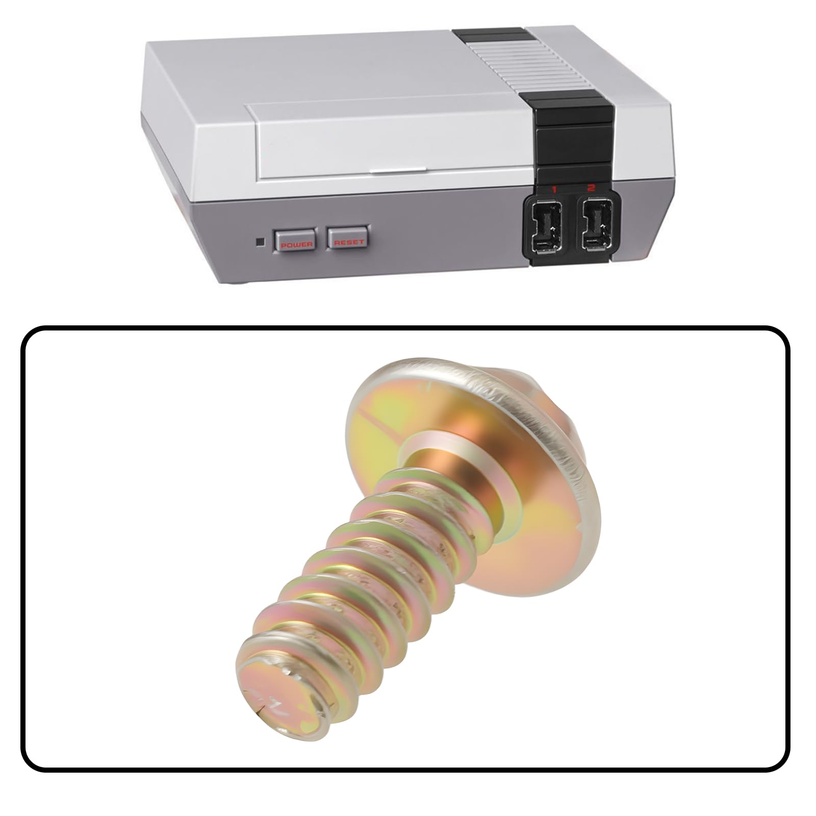 Śruby zabezpieczające 3,8 mm kompatybilne z Nintendo NES SNES N64 GBC naprawa kasety do gier