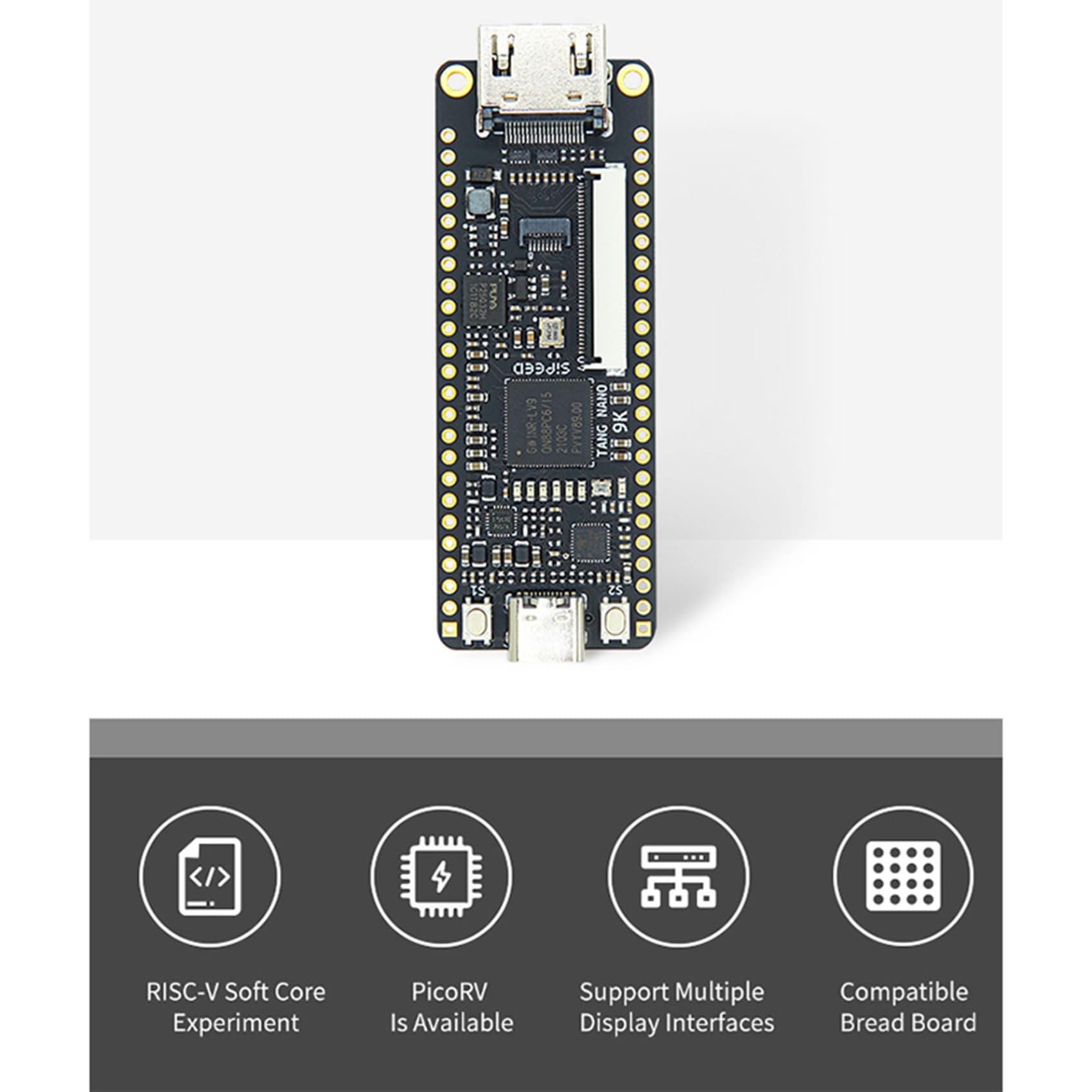 3X Scheda di Sviluppo Nano 9K FPGA GW1NR-9 RISC-V Compatibile con