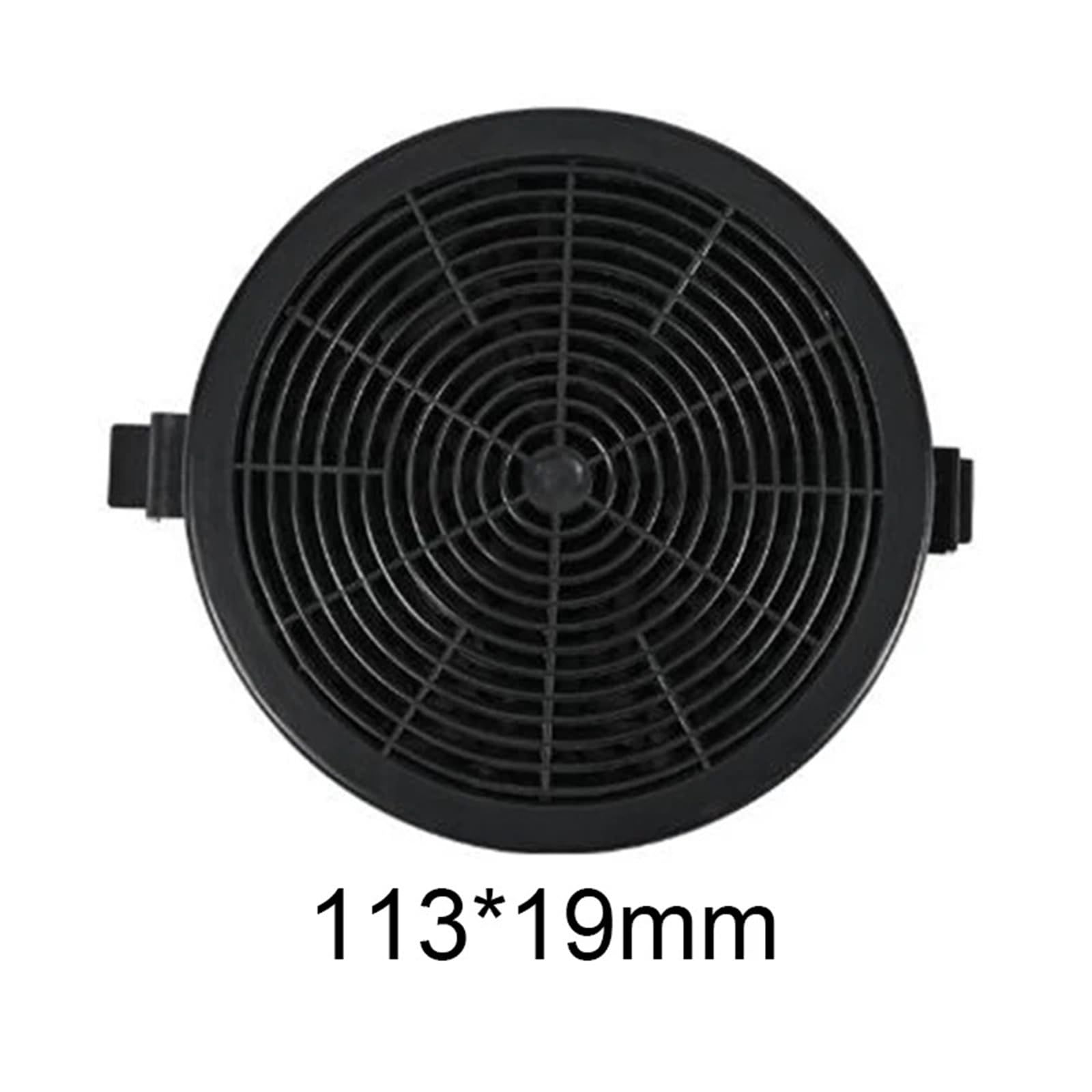 Compatible con 2 filtros de carbón activado de 113 x 19 mm, accesorios y piezas for campana extractora de cocina