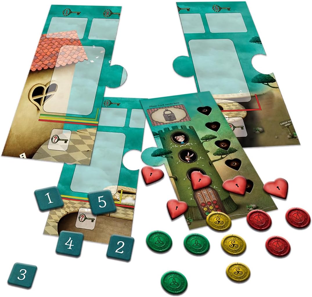 Alice in Wonderland Words | Game of Words and Imagination for The Whole Family | Engaging, Cooperative, and Creative | Ages 8+ | 2-6 Players | 15-45min Playtime