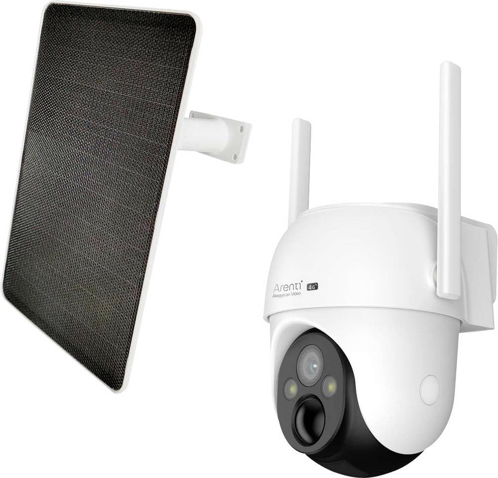 ARENTI GO3G Kit3-4G LTE Surveillance Camera with Solar Panel