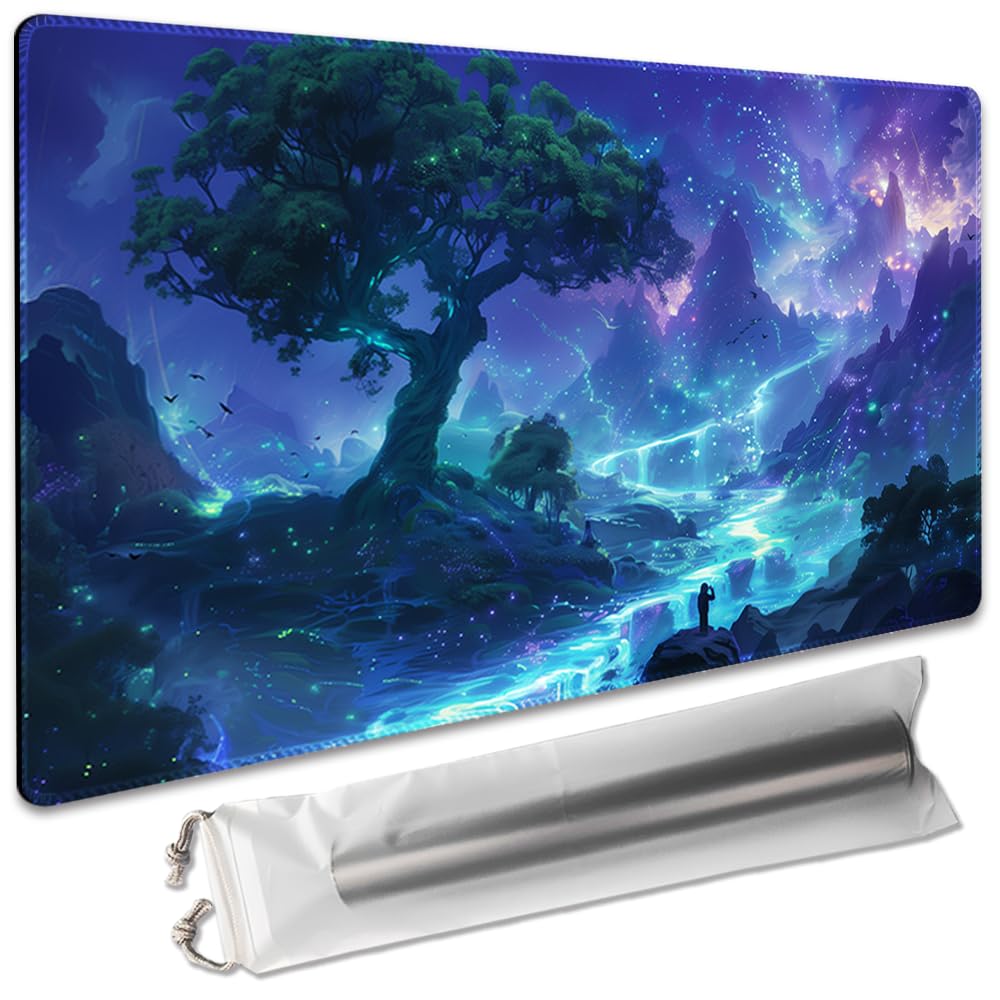MTG Playmat with Zones Unofficial, Original Design Board Games Play mat 24x14 Inchnon Free Storage Bag - 2511271 (1118137, no Zone)