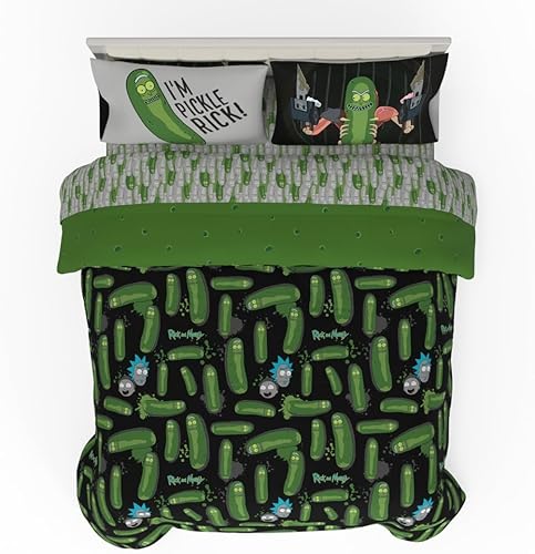 Miniatura 167 de Franco - Juego de ropa de cama coleccionable Nintendo Donkey Kong, 5 piezas, edredón reversible supersuave y juego de sábanas con funda, tamaño Rojo