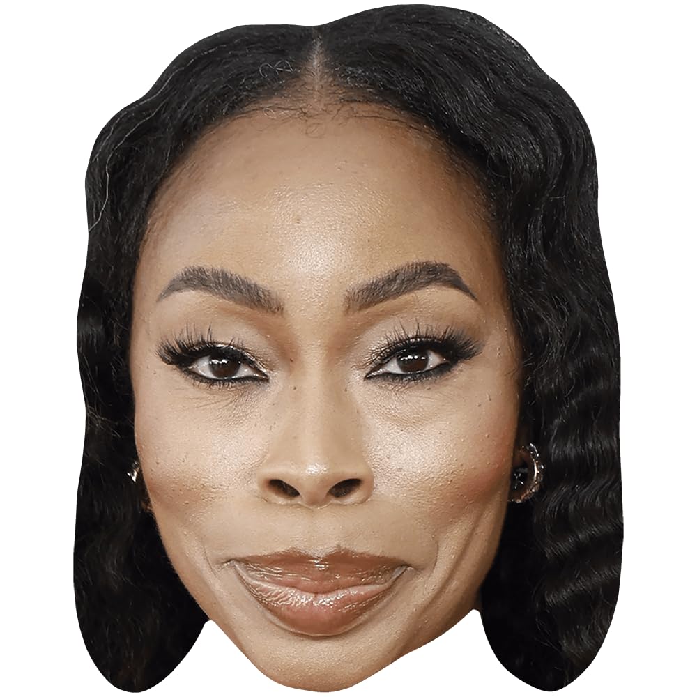 Celebrity Cutouts Lifelike Ngozi Olandu Young (Smile) Big Head. Larger Than Life Mask.