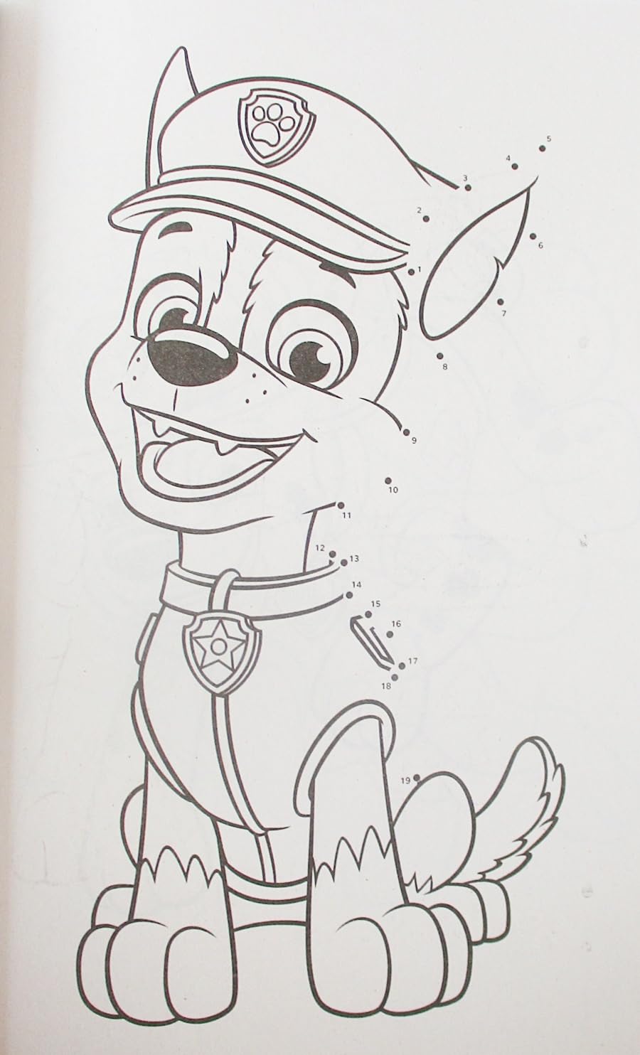 Pup Patrol Dot to Dot Activity Book for Children - Marshall Skye ''Team Paw'' Connect The Dot - 64 Pages