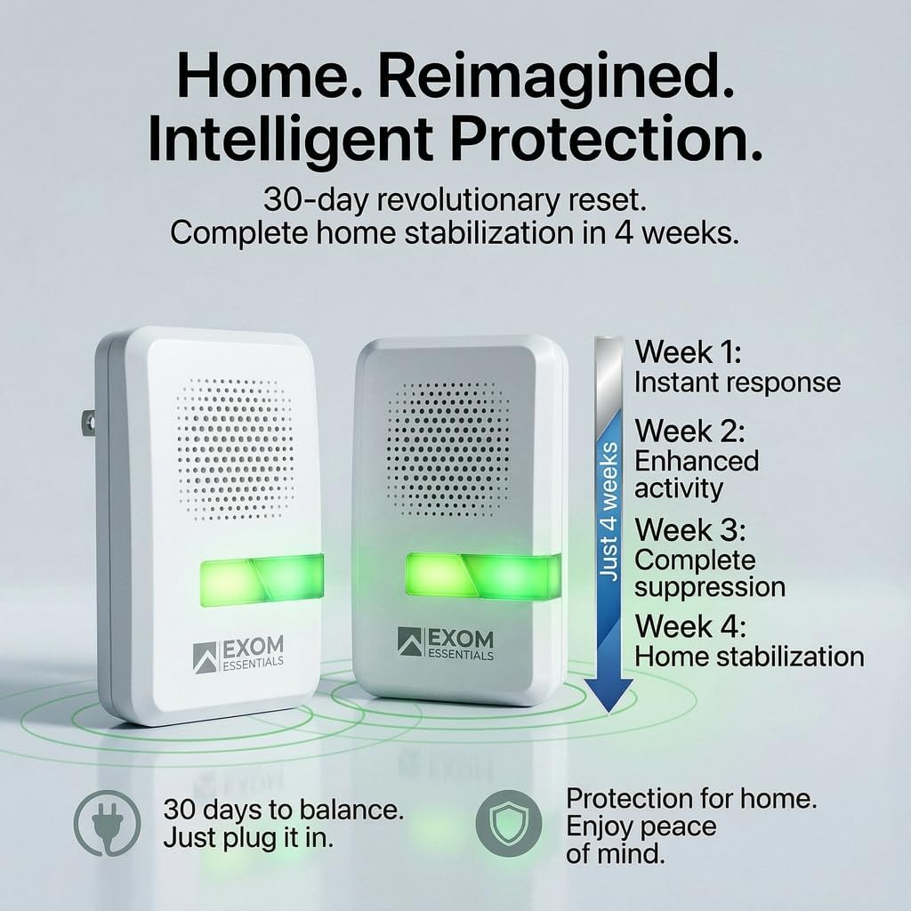 T-26, Ultrasonic Pest Repeller Wall Plug-in Most Effective Than Repellents - Get Rid of - Rodents, Squirrels, Mice, Rats, Bats, Roaches, Ants, Spiders, Bed Bugs, Мosquito, Insects, Fleas (6 Pack)