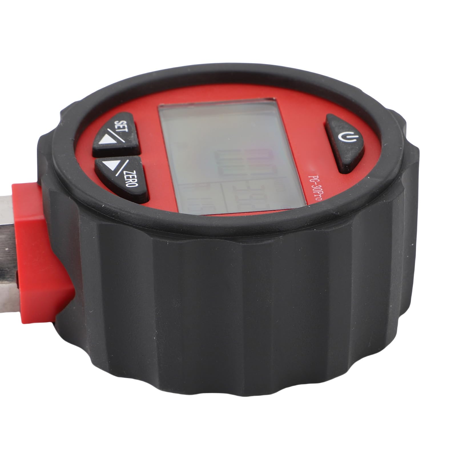 Probador de presión digital 1/8 NPT Pantalla LCD de alta precisión Rojo 14.5 a 800psi 0.1 a 5.5MPa ±0.5% FS Alerta de sobrecarga para HVAC Automotriz Industrial ABS Aleación de