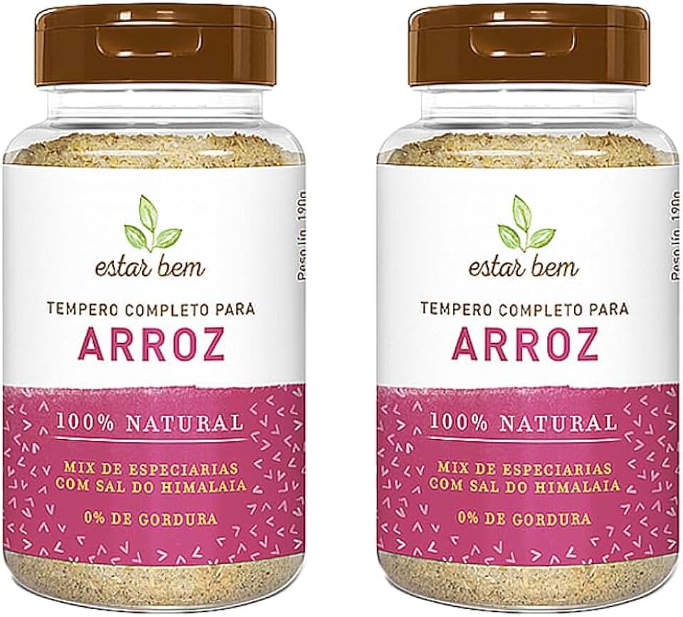 Kit 2X: Tempero Completo Para Arroz Estar Bem 190g