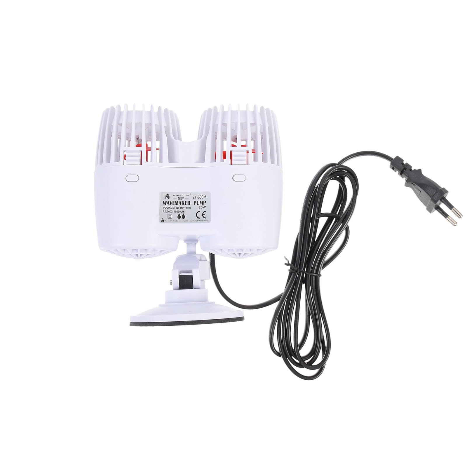 Aquarium Wellenpumpe Kunststoff Leise Aquarien Reinigungspumpe mit Dichtem Filter Propellerdesign 15000l/h Durchfluss für Fischbecken und Fische