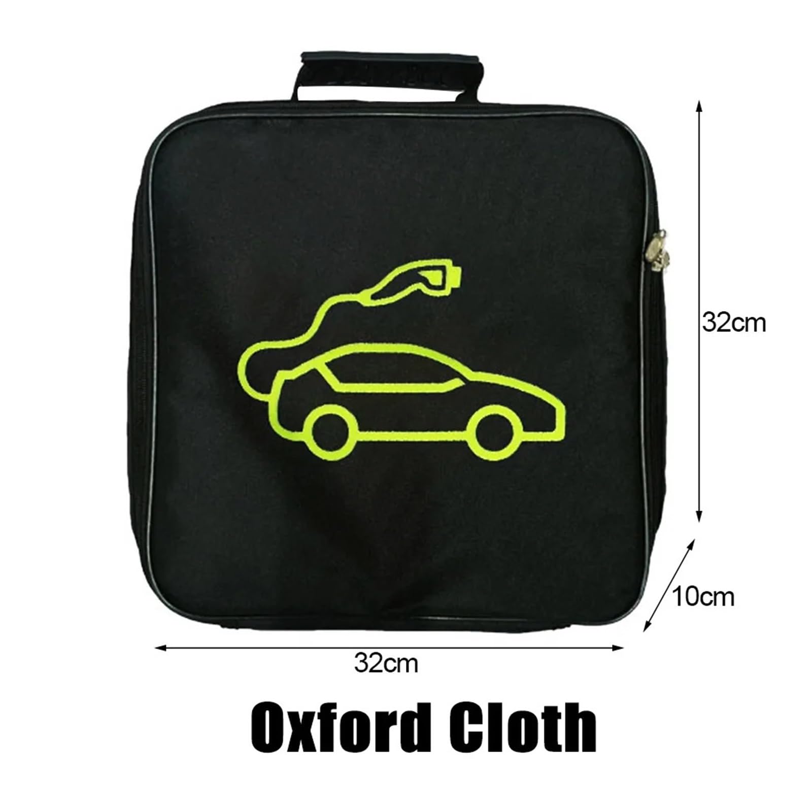 Borsa per Cavi Ev Borsa portacavi for Auto elettriche, Organizer Leggero for Cavi elettrici for Veicoli elettrici per Cavo di Ricarica Auto Elettrica(Black-Round)