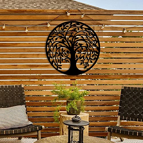 Remenna-Metal-Wall-Art-Tree-of-Life-Wall-Decor-23inch-Family-Tree-Metal-Wall-Hanging-Bedroom-Living-Room-Decor-Outdoor-Decoration-black Remenna Metal Wall Art Tree of Life Wall Decor 23inch Family Tree Metal Wall Hanging Bedroom Living Room Decor Outdoor Decoration black