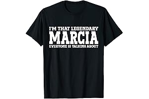 Marcia Name Funny Women Girl Gift T-Shirt