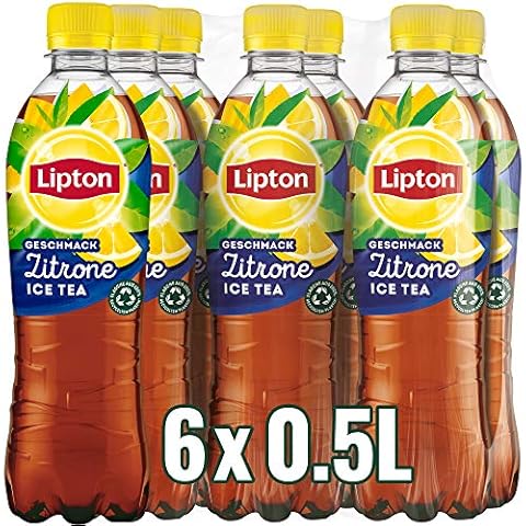 LIPTON ICE TEA Zitrone, Eistee mit Zitronen Geschmack EINWEG (6 x 0.5 l) Cover