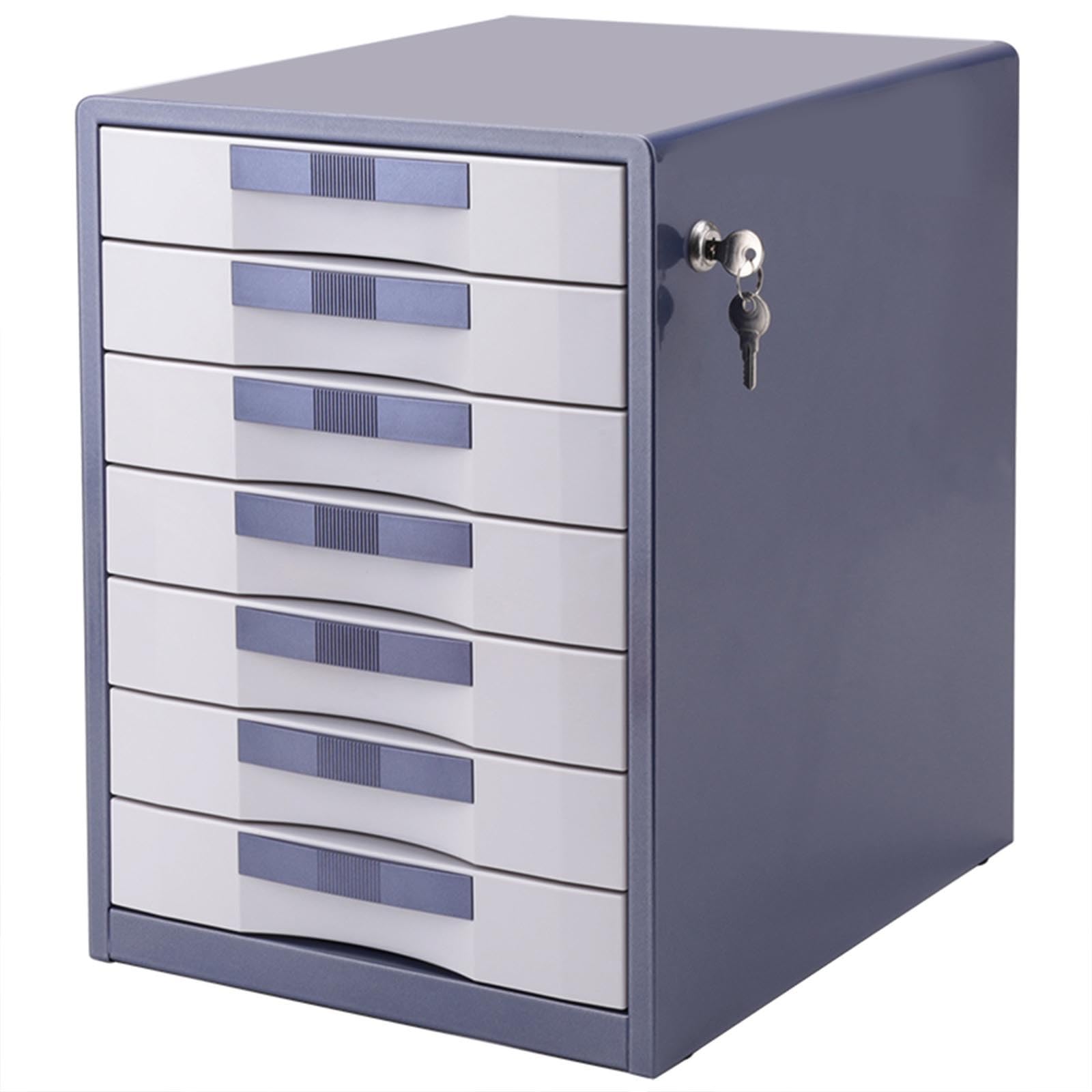 Armadietto Sto in metallo con chiave - Forniture per ufficio e scuola nizer, design robusto per strumenti fai da te e vari oggetti, uso domestico, sistema di bloccaggio sicuro