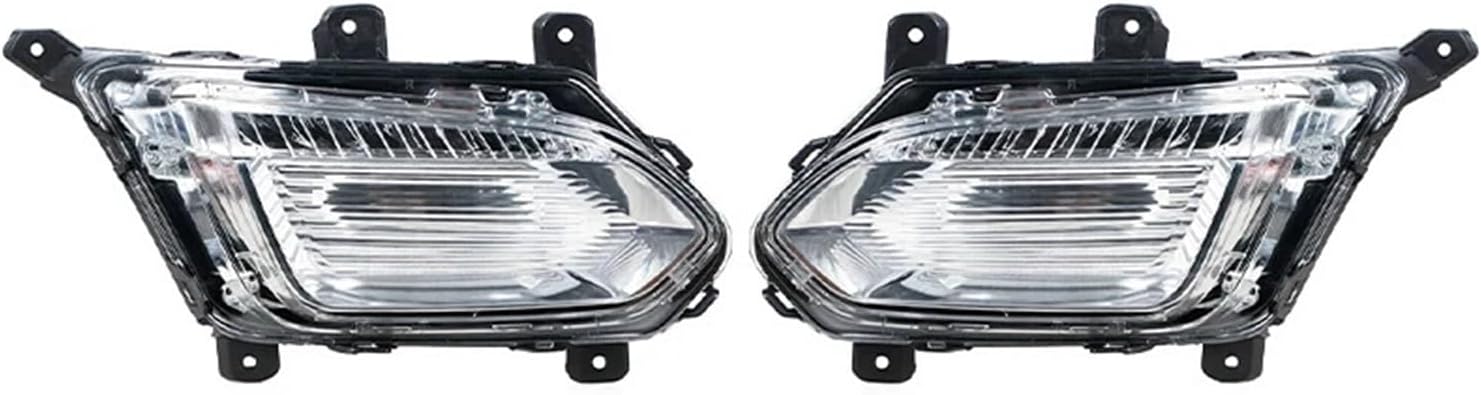 Car Fog Lights Compatible for Equinox L LT LS 2016 2017 GM2593316C 23375569 Headlights Signal Light Daytime Running Lamp(Left and Right)