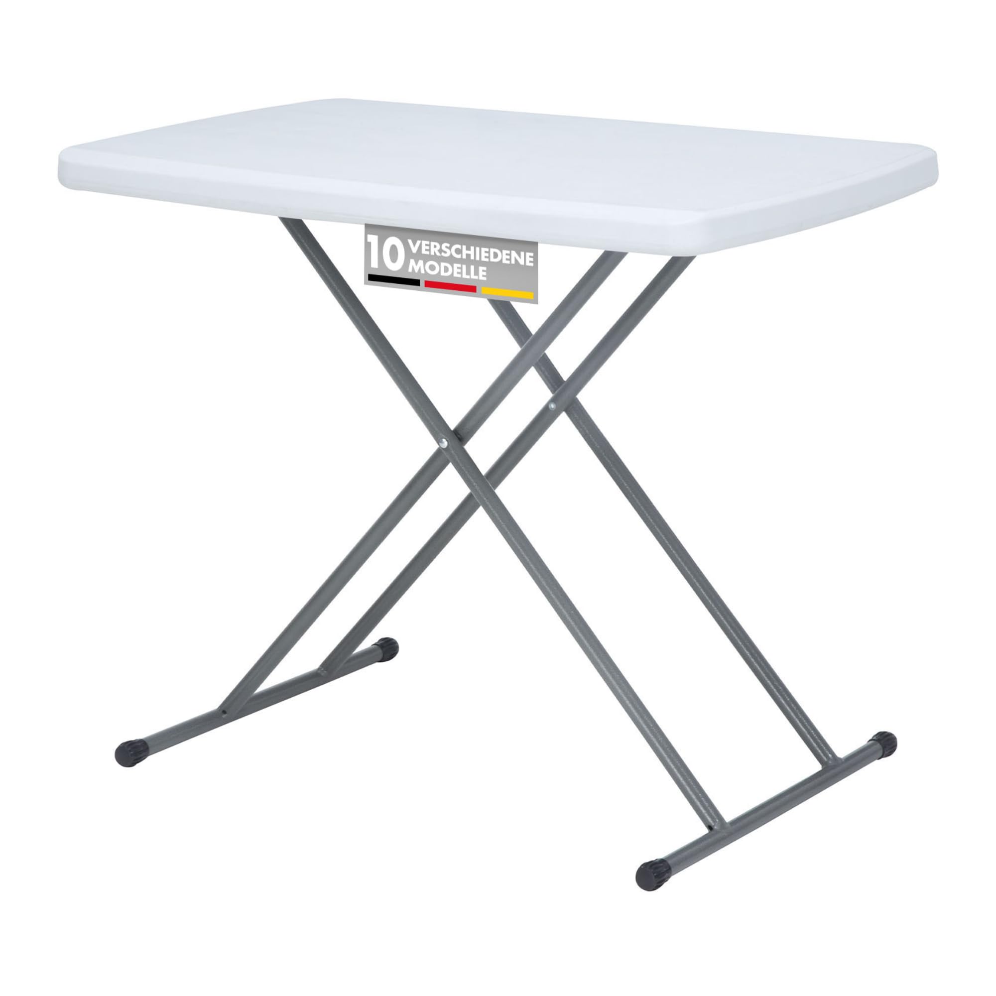 Floordirekt- Gartentisch klappbar Kunststoff - Buffettisch mit Tragegriff - Klapptisch für Garten Terrasse und Balkon - Campingtisch 6 Personen