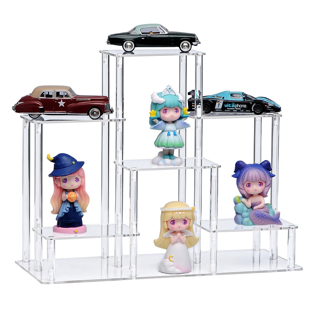 Amazon.com: NyTfxkeJ 6 Tier Clear Action Figures Display Risers