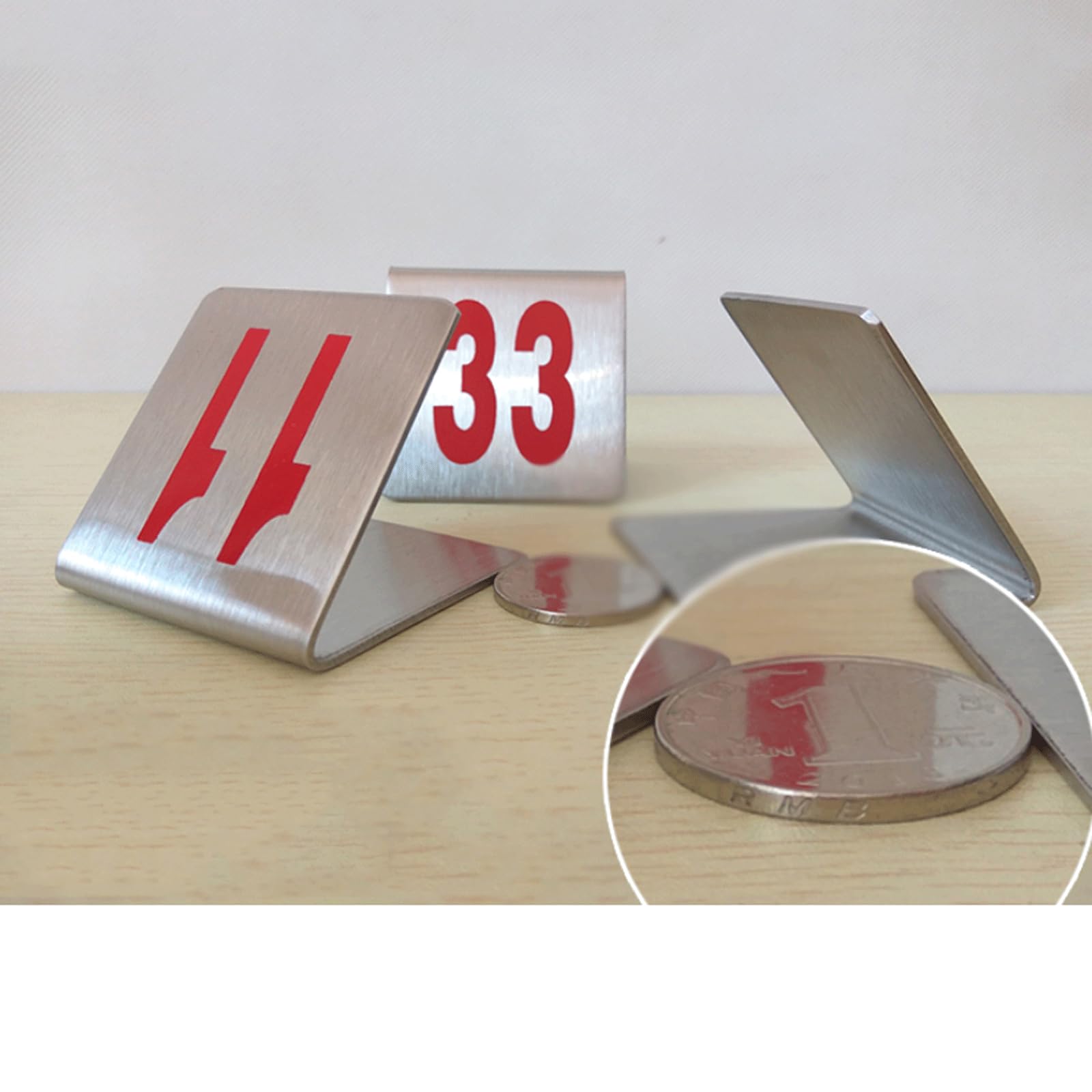 Tarjetas de Mesa de Restaurante de Metal, Soporte para menú de Mesa, Soporte para números, Soporte poporte para Tarjetas de Mesa, Sentarse, señal de Comida, Etiqueta para Notas