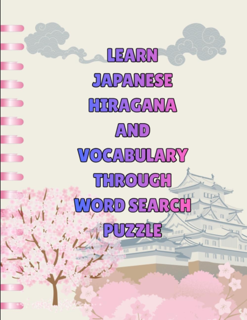 Learn Japanese Hiragana and Vocabulary through Word Search Puzzle