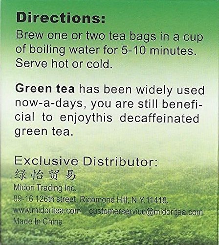 Miniatura 3 de GoTo Tea Té verde chino descafeinado (20 bolsas de té) (paquete de 2)