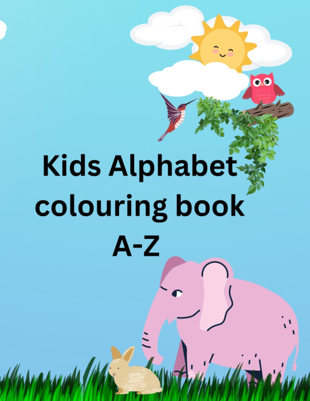 Kids Alphabet colouring book A-Z