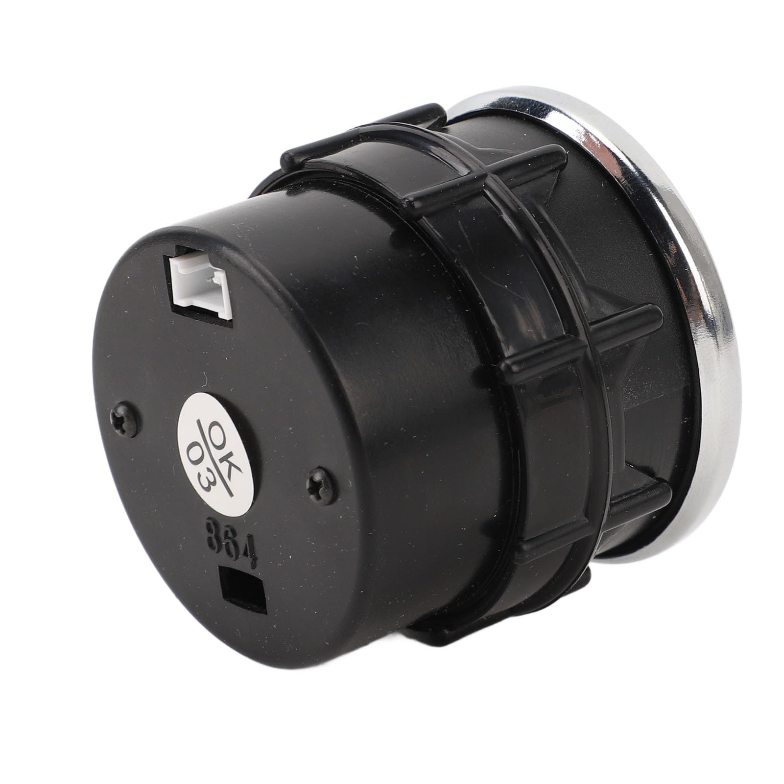Tbest Medidor de Presión de Aceite de 52 Mm de 52 Mm de 12 V de Alta Precisión Motor Paso a Paso 7 Flosa de Fondo de Color para el Tablero de Yates de Casas