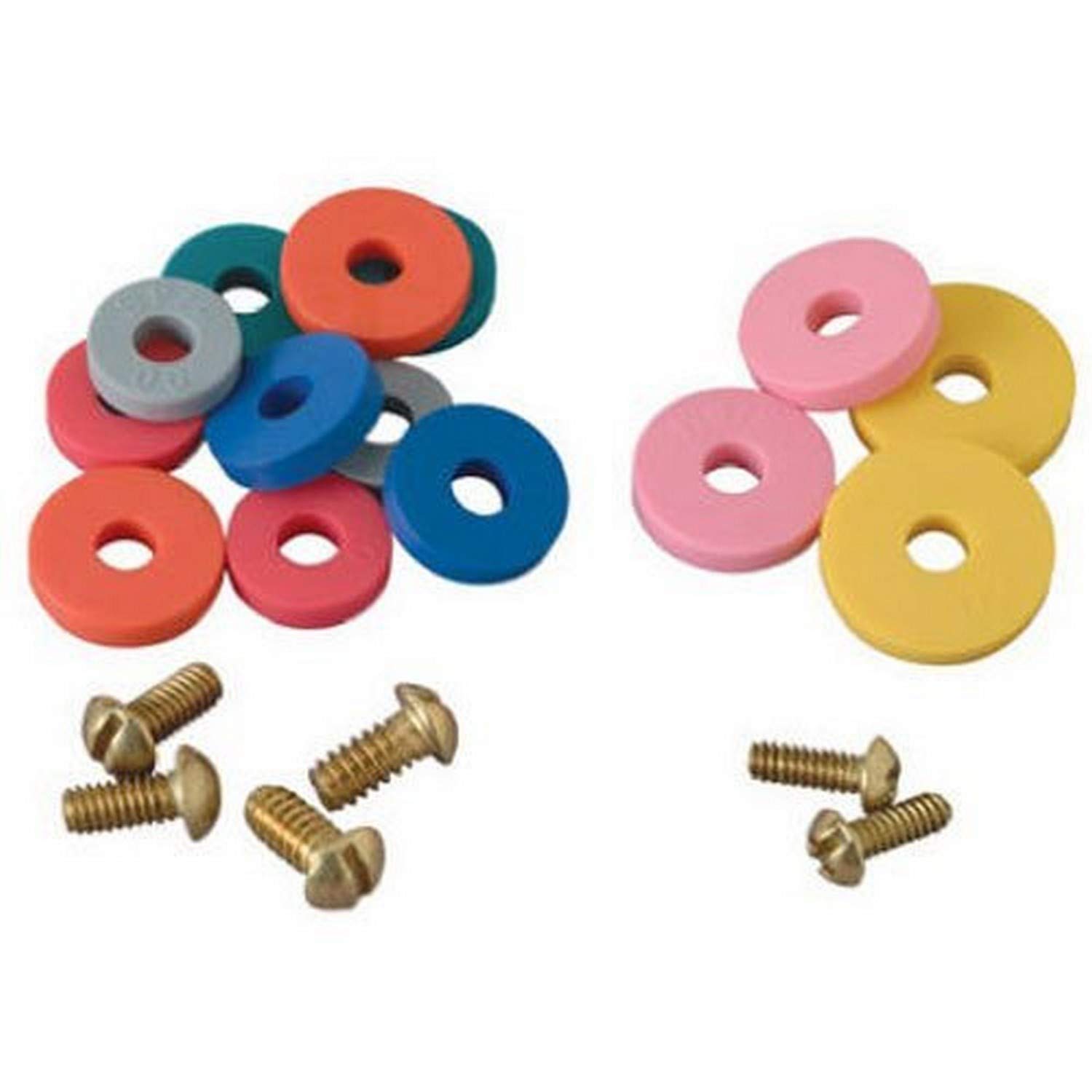 BrassCraft Mfg SC2190 Flat Washer Assortment, Multi-Colored