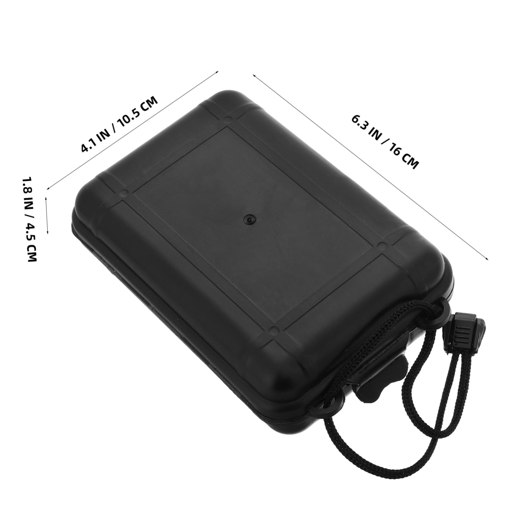 KOMBIUDA Arrow Storage Box Lids Compact Plastic Organizer for Archery Equipment Portable Supply Case