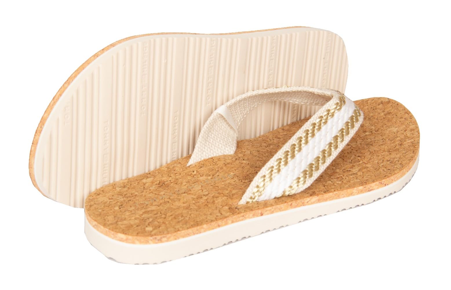 Tommy Hilfiger chanclas de mujer zapatillas de playa o piscina suela de corcho artículo XW0XW02950